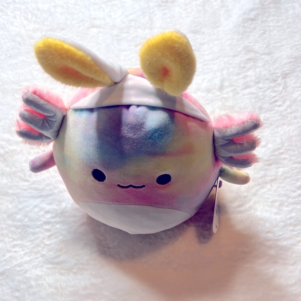 Squishmallows Yellow and Pink Stuffed Animal Plush tinley - Picture 9 of 12